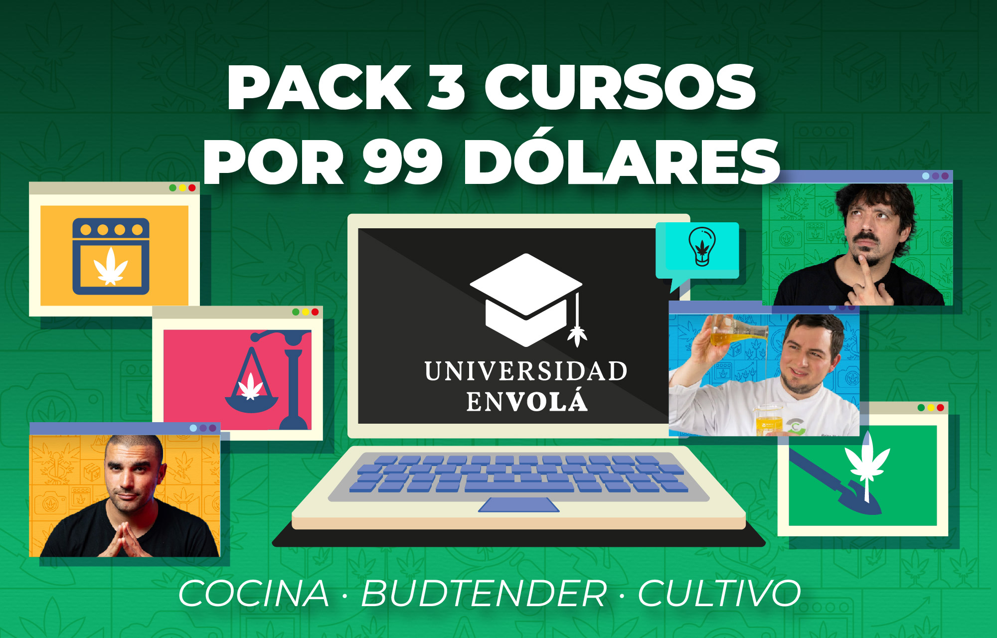 Pack Completo Universidad En Volá — Los 3 Cursos